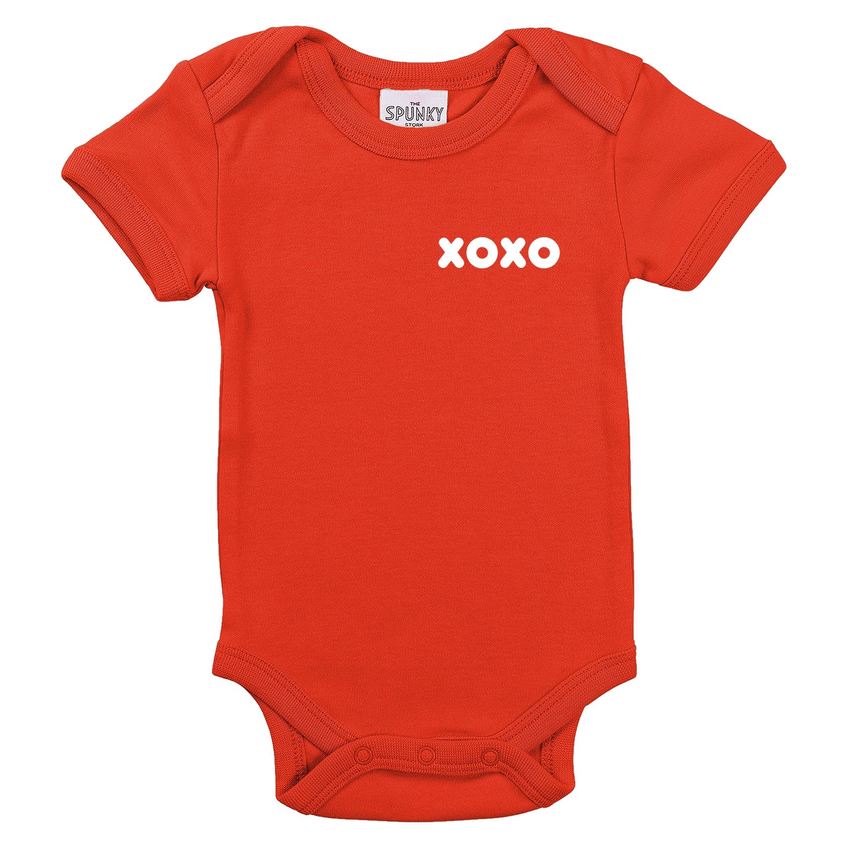 XOXO Kissses Valentine's Day Baby Kids Top | The Spunky Stork