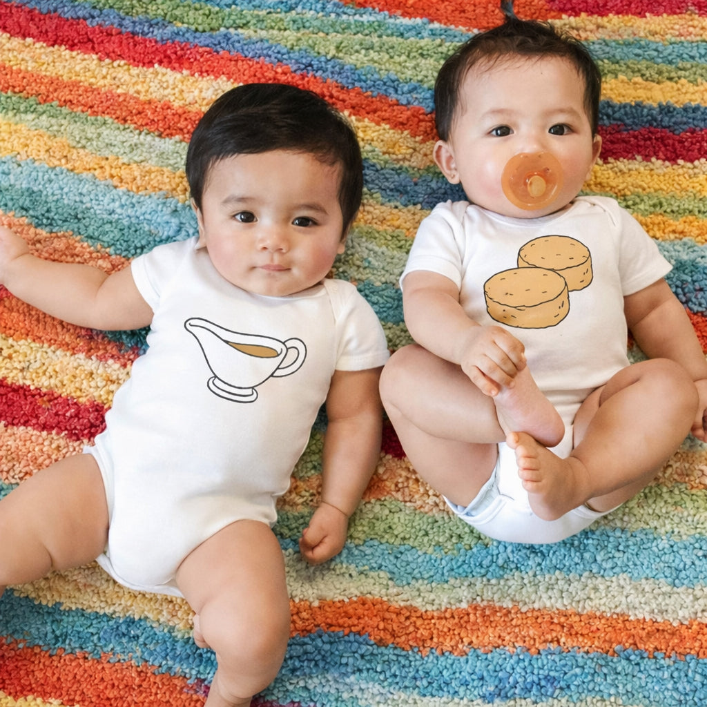 Biscuits & Gravy Matching Sibling Shirts | The Spunky Stork