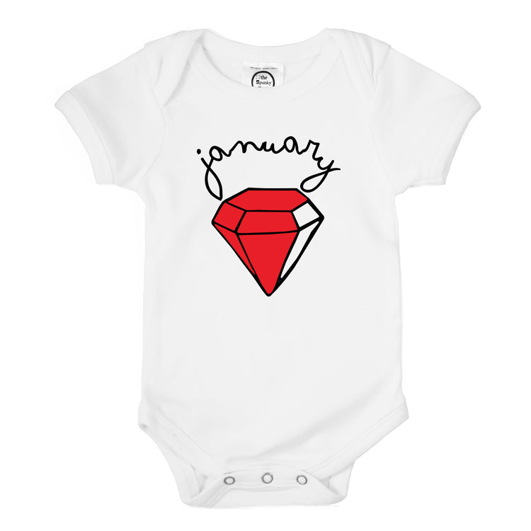 birthstone gem stone birth month newborn baby pregnancy announcement idea