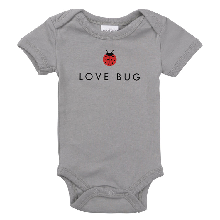 love bug ladybug organic cotton baby girl onesie toddler graphic tee shirt