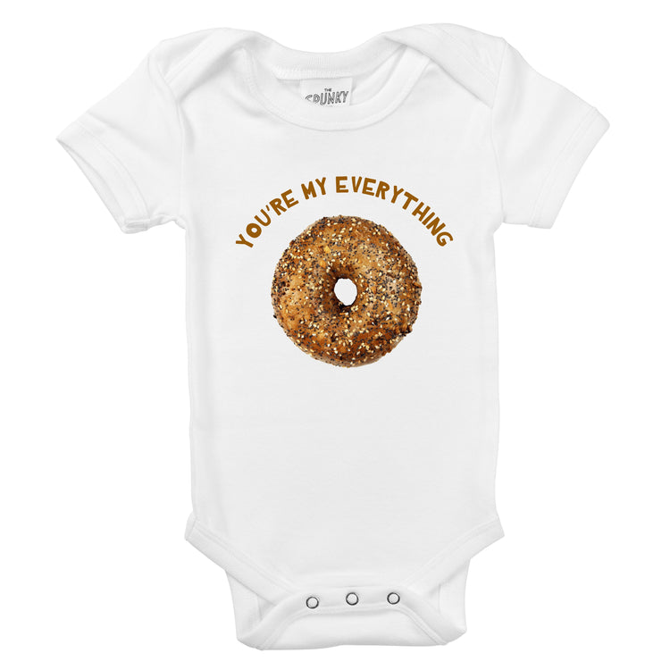 my everything bagel funny valentines day organic baby onesie toddler unisex graphic tee shirt jewish newborn naming gift