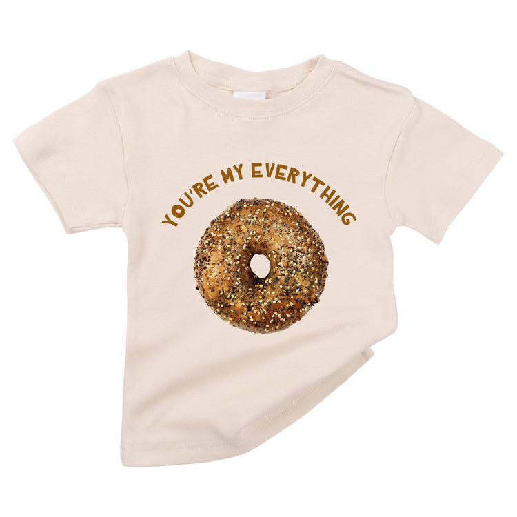 my everything bagel funny valentines day organic baby onesie toddler unisex graphic tee shirt jewish newborn naming gift