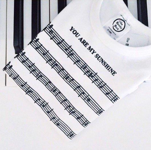 you are my sunshine song sheet music organic cotton baby onesie shower gift
