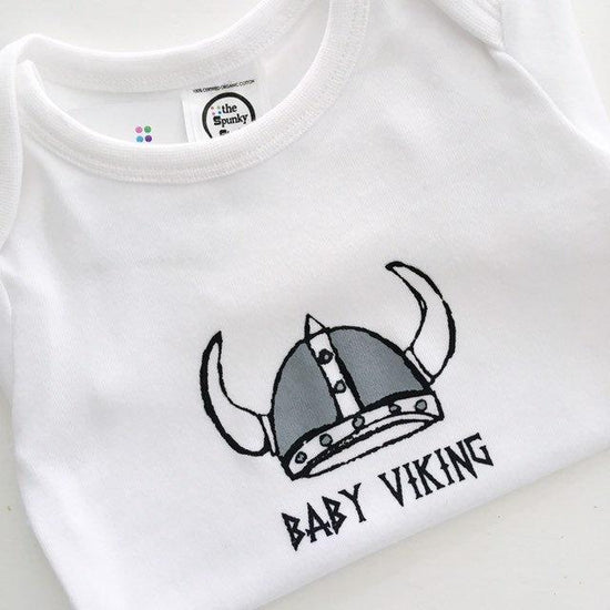 little baby viking organic cotton minnesota fan hat baby onesie toddler shirt