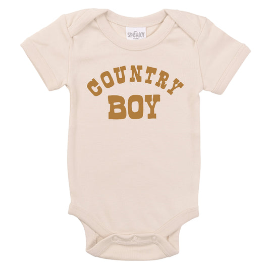 thank god im a little cowboy western hat organic cotton country baby onesie toddler shirt