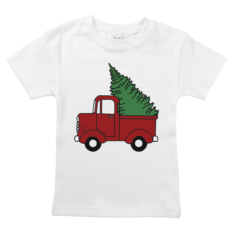 griswold family vacation movie christmas tree station wagon cute holiday organic cotton baby onesie unisex toddler graphic tee shirt design