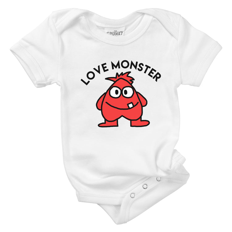 love monster valentines day baby onesie red heart toddler graphic sayings t shirt