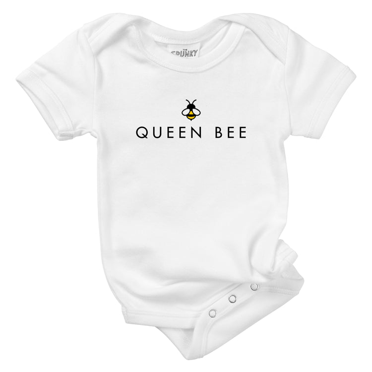 queen bee boss baby girl toddler graphic onesie tee shirt for the little diva and sassy babe