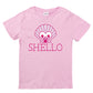 shello hello cute sea shell ocean lover beach babe organic cotton baby onesie cartoon graphic toddler tee shirt