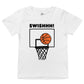swoosh swish little basketball hoop player organic cotton baby ball net onesie toddler graphic tee shirt