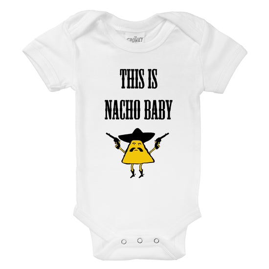 this is nacho baby funny newborn onesie cinco de mayo